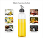1 liter clear oil bottle with drip-free lid