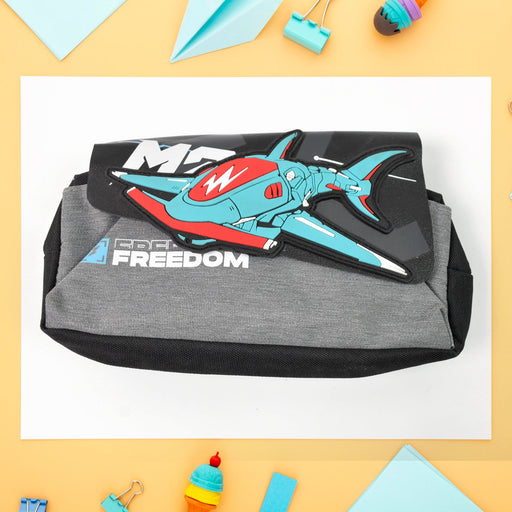 Pencil Pouch With Zipper (1 Pc / 2 Compartment ) by Your Brand