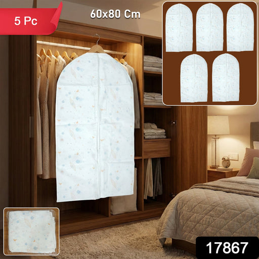 Premium Wardrobe Garment Cover Set (60 × 80 cm, Pack of 5) by Your Brand
