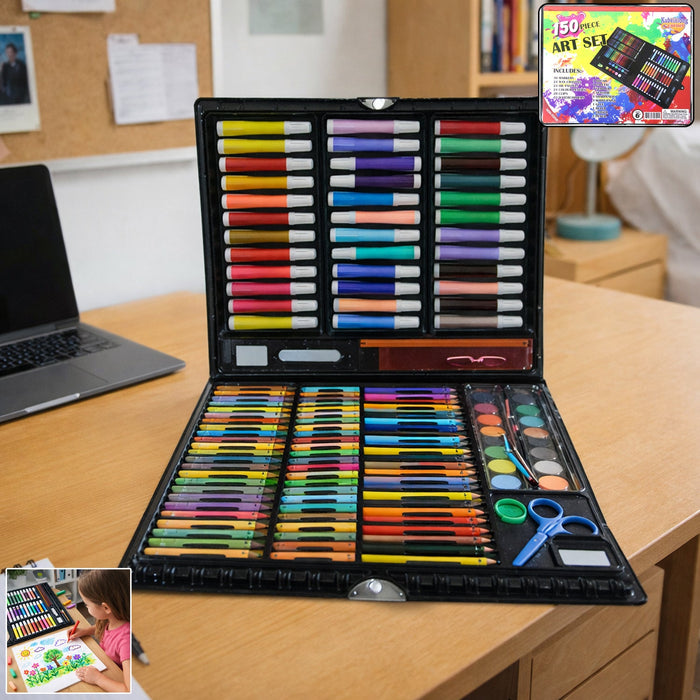 130 Piece Approx Complete art and drawing color kit by Your Brand