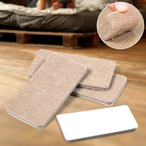4-Piece Square Felt Furniture Floor Protector Pads by Your Brand