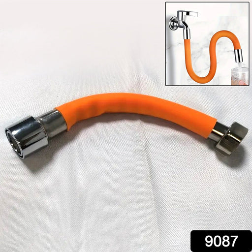 Flexible Water Tap Extender, 360° Bending Faucet Extension Tube with Connector (18cm) by Your Brand