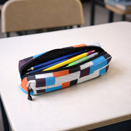Multipurpose Printed Zipper Pencil Pouch Organizer for Students (1 Pc) by Your Brand