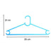 Plastic clothes hanger set