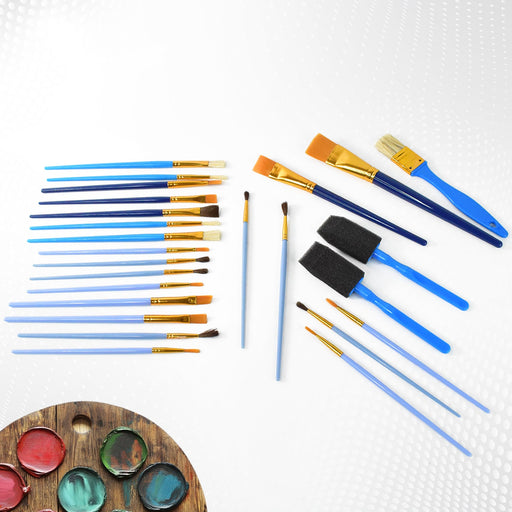 Paint Brushes Set, Artist Paintbrushes (24 Pcs Set) by Your Brand