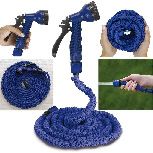 Expandable Magic Garden Hose with Spray Gun, Approx 4 Metre Pipe (1 Set / Mix Color) by Your Brand