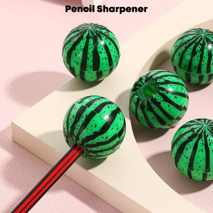 Watermelon Shaped Pencil Sharpener (1 Pc) by Your Brand