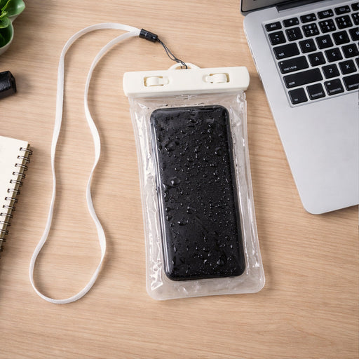 White Waterproof Phone Pouch Bag, Mobile cover (1 Pc) by Your Brand