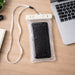 White Waterproof Phone Pouch Bag, Mobile cover (1 Pc) by Your Brand