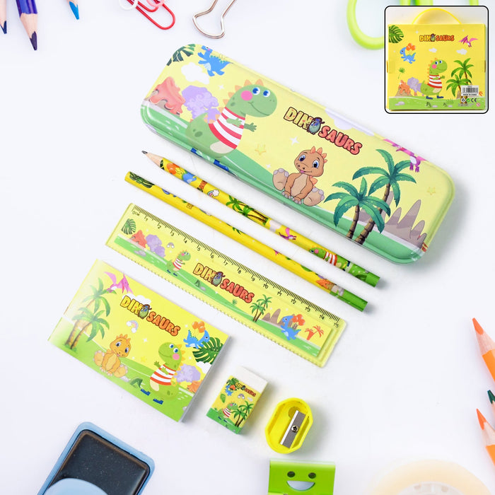 Dinosaur Printed Kids Stationery (Set) by Your Brand
