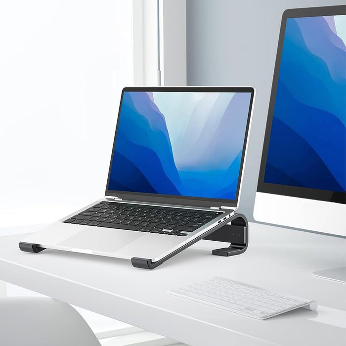 Fixed Metal Laptop Stand for Desk (25 × 26 cm) by Your Brand