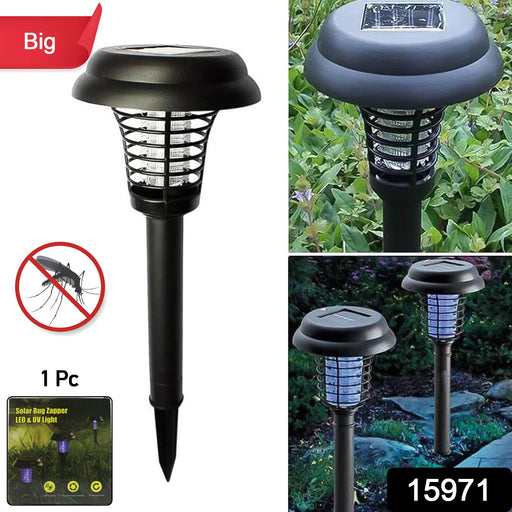 Big Garden Lighting UV LED Solar Powered Mosquito Trap and Bug Zapper (1 Pc) by Your Brand