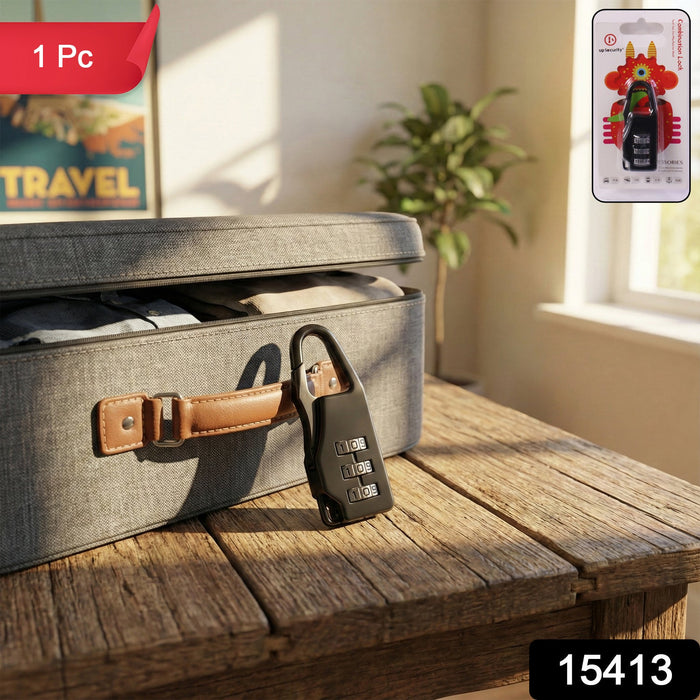 Secure 3-Digit Combination Travel Lock (1 Pc) by Your Brand