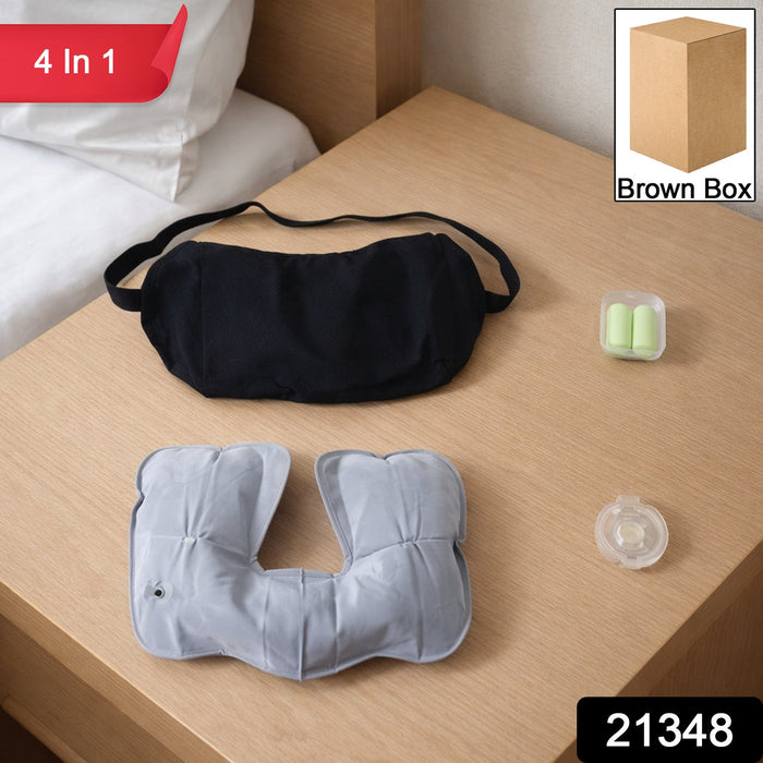 4 In 1 Travel Comfort Sleep Kit by Your Brand