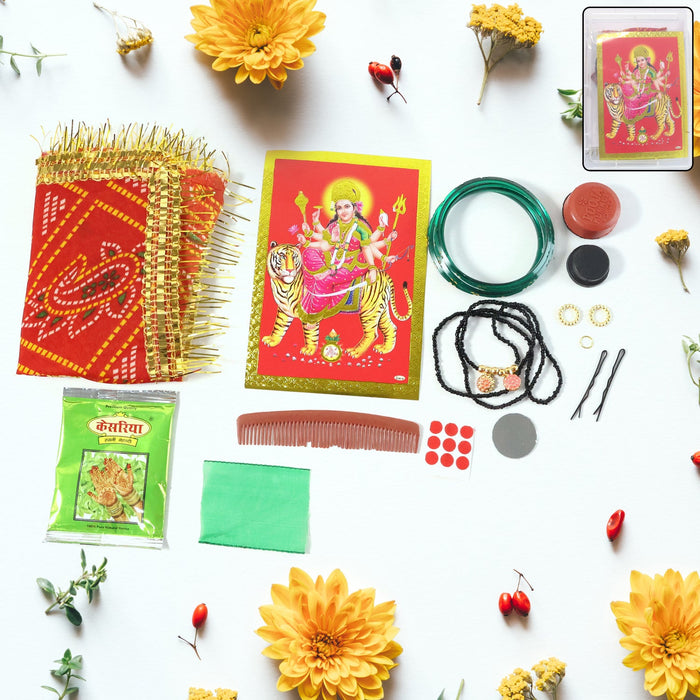Mataji Shringar Box Complete Puja & Decoration Kit by Your Brand
