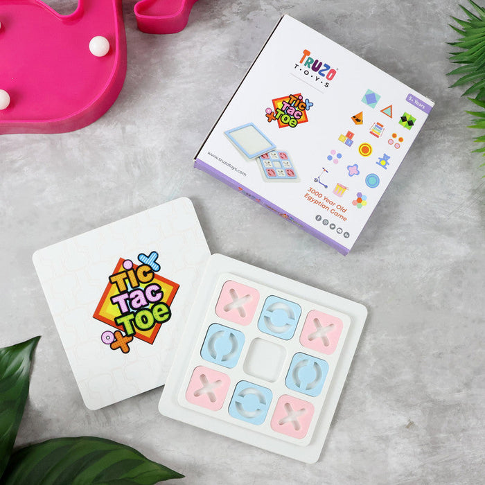 Tic Tac Toe Classic Strategy Board Game for Kids (1 Set) by Your Brand