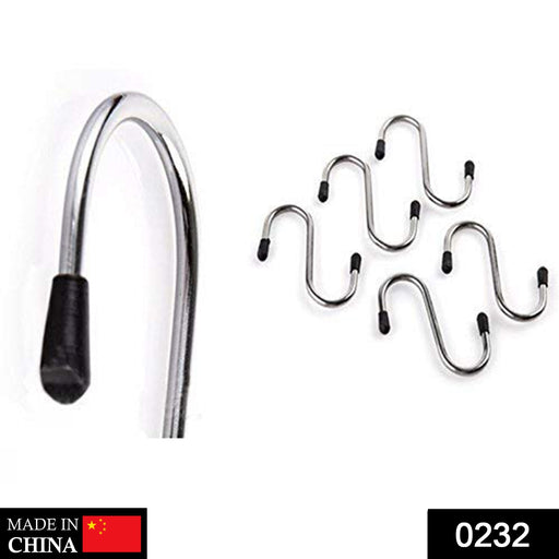 Heavy Duty S-Shaped Stainless Steel Hanging Hooks - 5 pcs by Your Brand