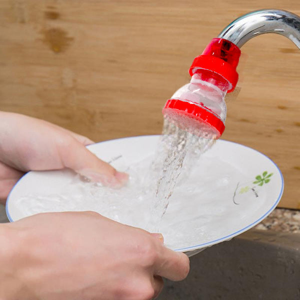 Small Plastic 360-Degree Shower Head Faucet by Your Brand