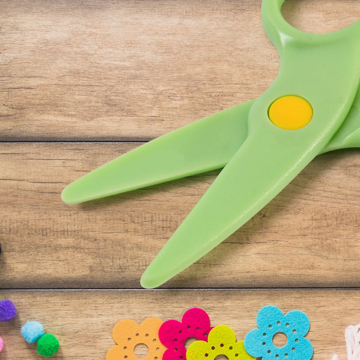Plastic Safety Scissor, Pre-school Training Scissors (1 Pc) by Your Brand