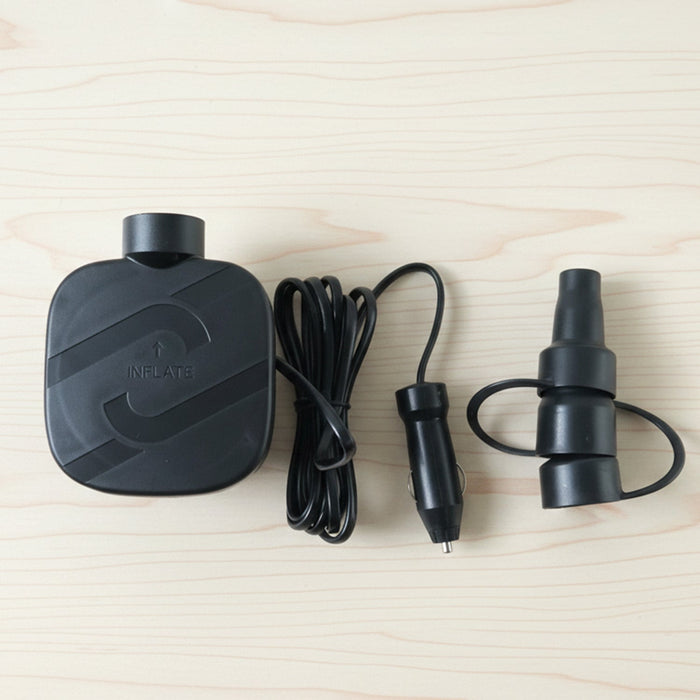 Vehicle air pump inflator kit for travel