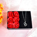 Rose Flower Gift Box, Handmade Eternal Rose I Love You Necklace, Valentine's Day by Your Brand