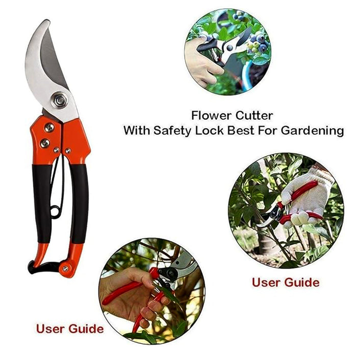 Tiger Garden Shears Pruners Scissor, flower cutter by Your Brand