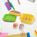Plastic Burger Shape Small Size Double Hole Sharpener With Eraser (1 Set) by Your Brand