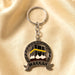 Premium Makkah Design Metal Keychain with Round Pendant (1 Pc) by Your Brand