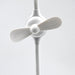 LED desk lamp with USB cable, fan and pen holder for various uses.