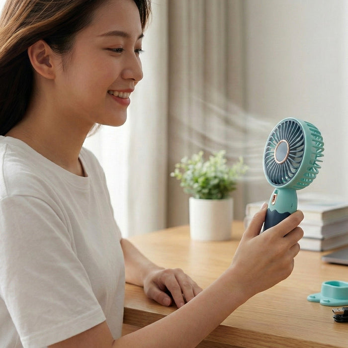 Rechargeable Portable Handheld Mini Fan (1 Pc) by Your Brand