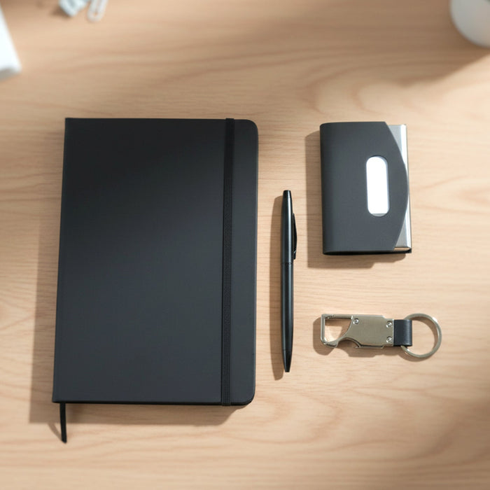 Premium 4 In 1 Travel Essentials Combo Executive Gift Set by Your Brand