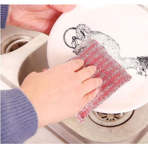 Scratch Proof Kitchen Utensil Scrubber Pad (Pack of 12) by Your Brand