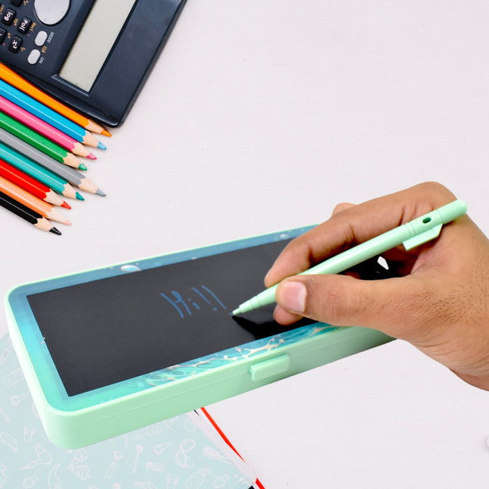LED Drawing Pen Case writing pad / Compass Blue colour (1 pc) by Your Brand