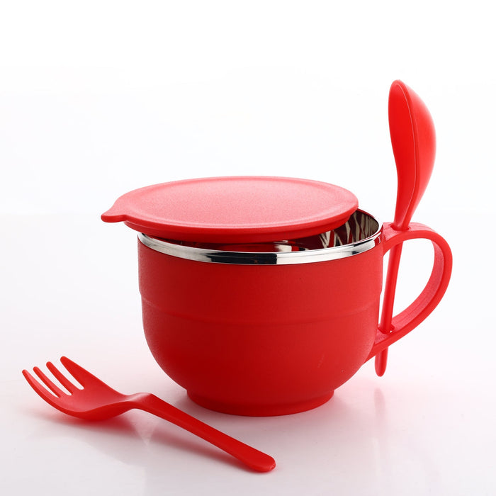 Steel Bowl and Spoon