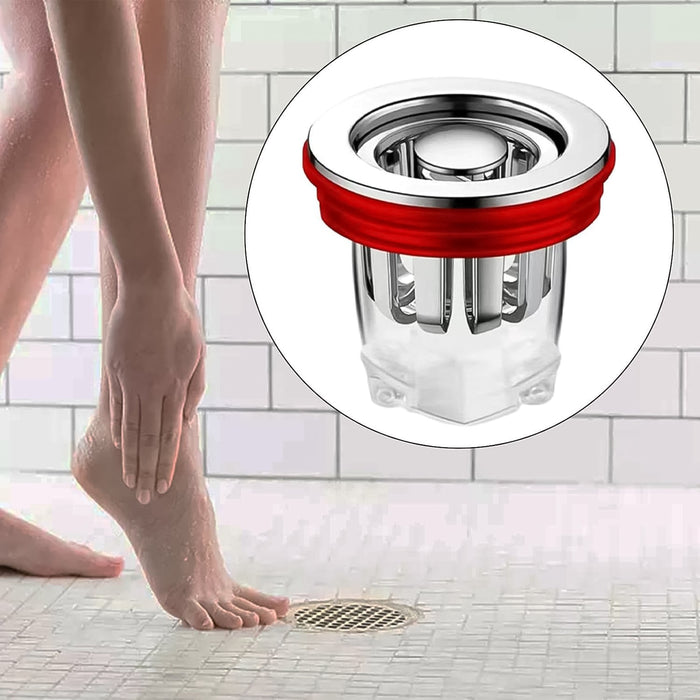 Plastic Odour Proof Floor Drain Sink Drain for Toilet Bathroom Kitchen (1 Pc) by Your Brand