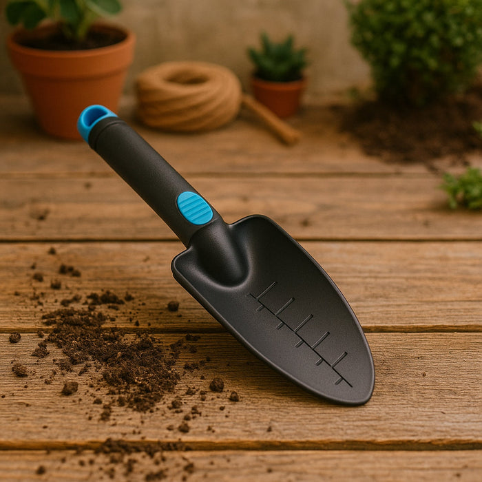Plastic Heavy Duty Garden Hand Trowel with Measurement Marks (1 Pc / Mix Color) by Deal dekho