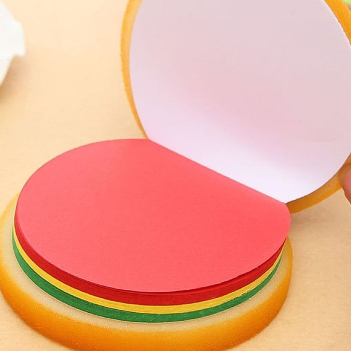 Burger Shaped Note / Sticky Notes / Memo Notes, Unique Mini Notes (Multicolor) by Your Brand