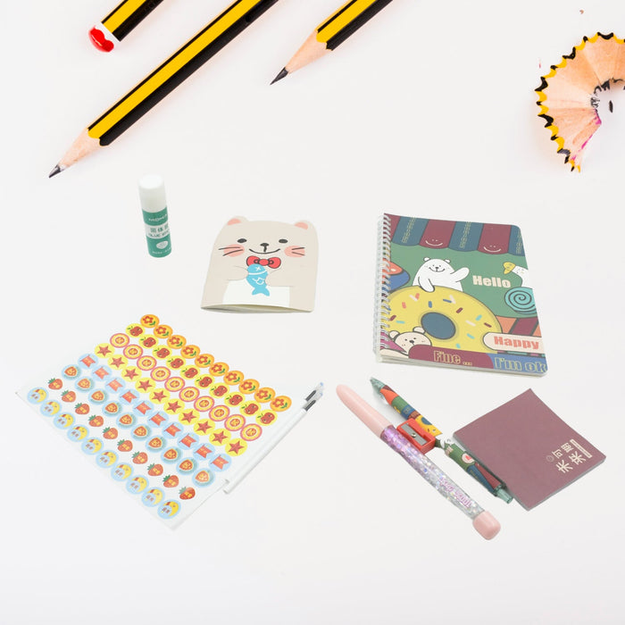 Cartoon Stationery Box Cartoon Design School Box Book Student Gift School box (1 box) by Your Brand