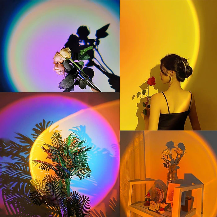Multi Colors Sunset Lamp, Sunset Projection Lamp LED Night Lights by Your Brand