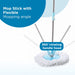 Spin Mop with Bigger Wheels and Plastic Auto Fold Handle for 360 Degree Cleaning by Your Brand
