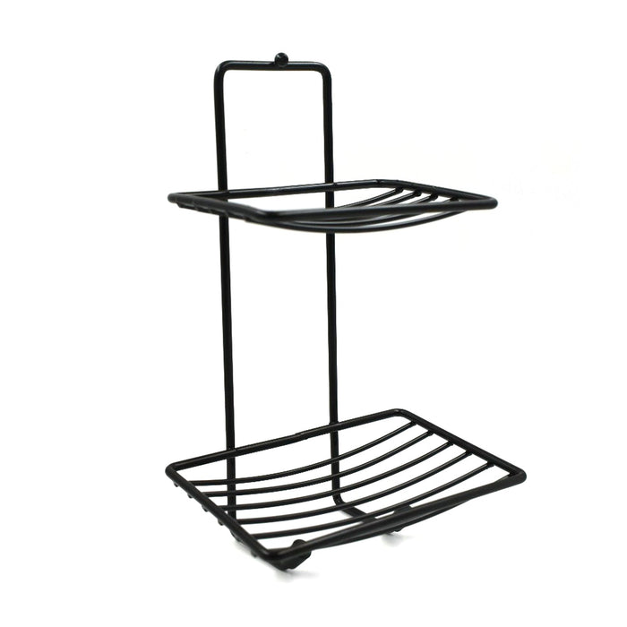 2-Layer Stainless Steel Soap Rack – Bathroom Organizer for Holding Soaps by Your Brand