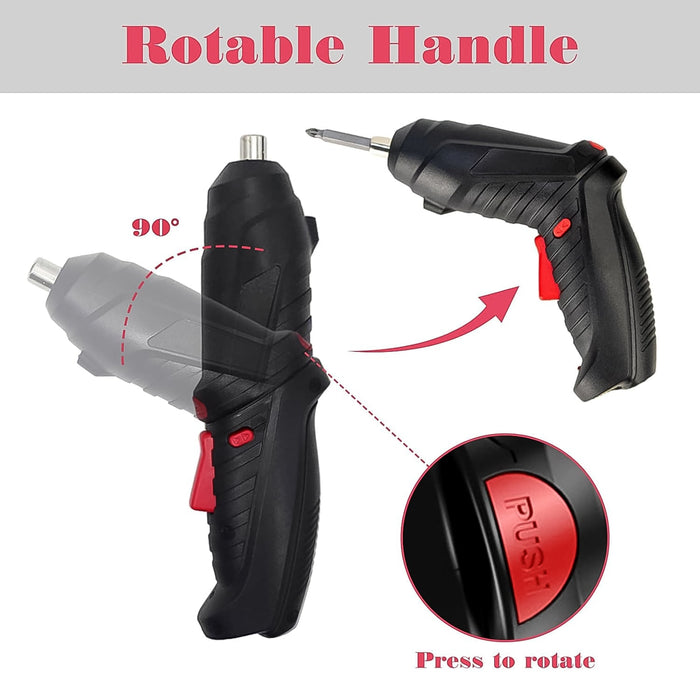 Small Screwdriver with LED Light, Screwdrivers Bit Set (48 Pcs Set) by Your Brand