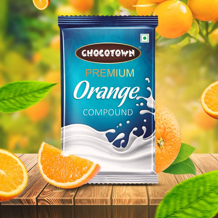 Chocotown Premium Orange Compound (500gm) by Your Brand