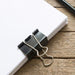 Extra Large Heavy-Duty Black Binder Clips Set (41 mm, 12 Pc) by Your Brand
