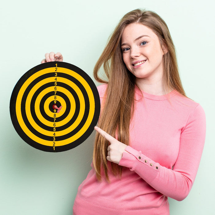 Small Dart Board with 2 Darts – Sports & Indoor Game for Kids by Your Brand