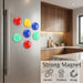 Colorful Round Refrigerator Magnets Set (12 Pc Set) by Your Brand