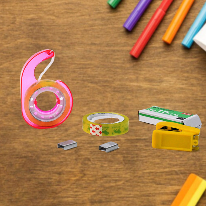 5 In 1 Stationery Tools for School, Office, Home, Carton Box & Gift Sealing by Your Brand