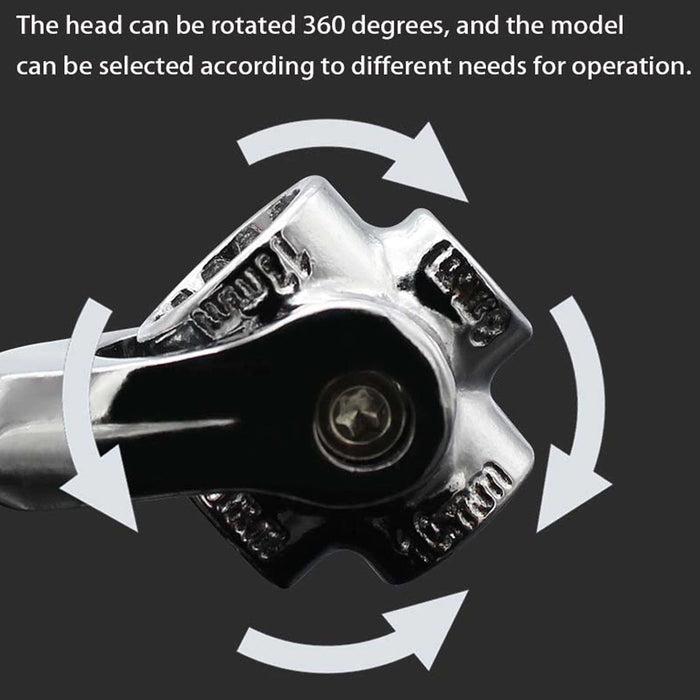 48 in 1 Universal Socket Wrench – 360° Fixed Square, Hex & Torx Hand Tool by Your Brand