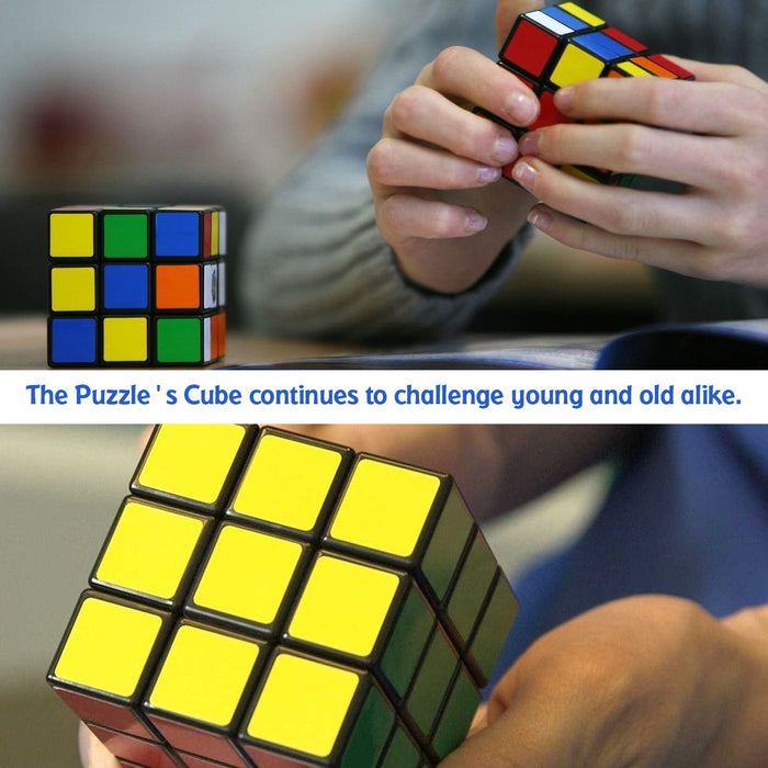 Plastic Fancy 3x3 Small Cube Puzzles Game - 2 Pieces (Multicolour) by Your Brand