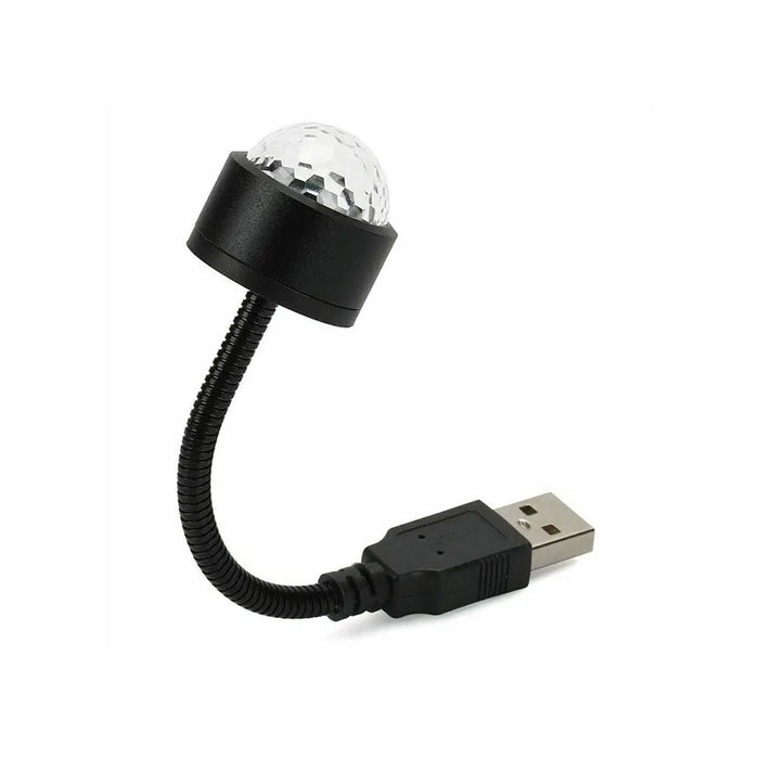 USB Star Projector & Disco Ball Light for Car & Bedroom Decor by Your Brand